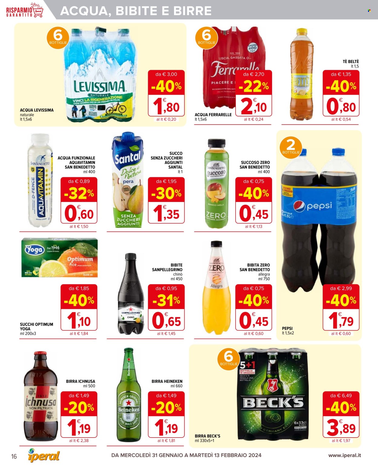Volantino Iperal - 31/1/2024 - 13/2/2024. Pagina 16