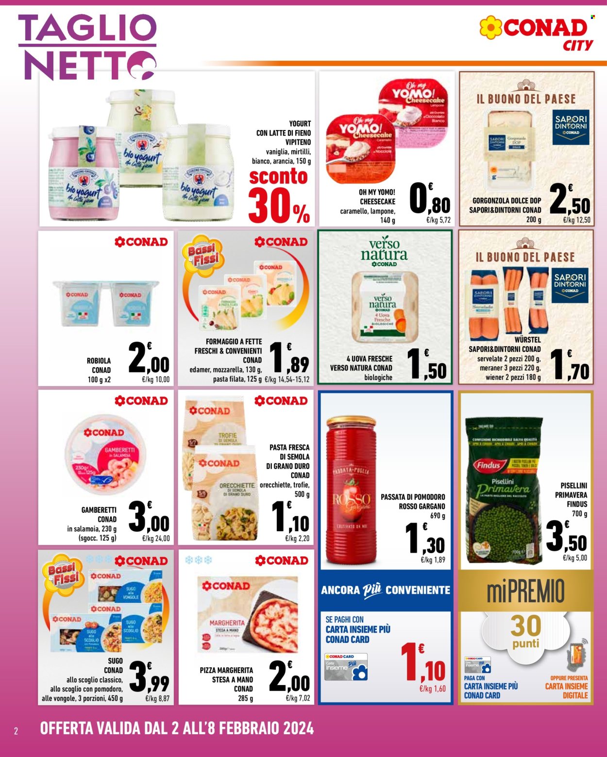 Volantino Conad City - 2/2/2024 - 8/2/2024. Pagina 2
