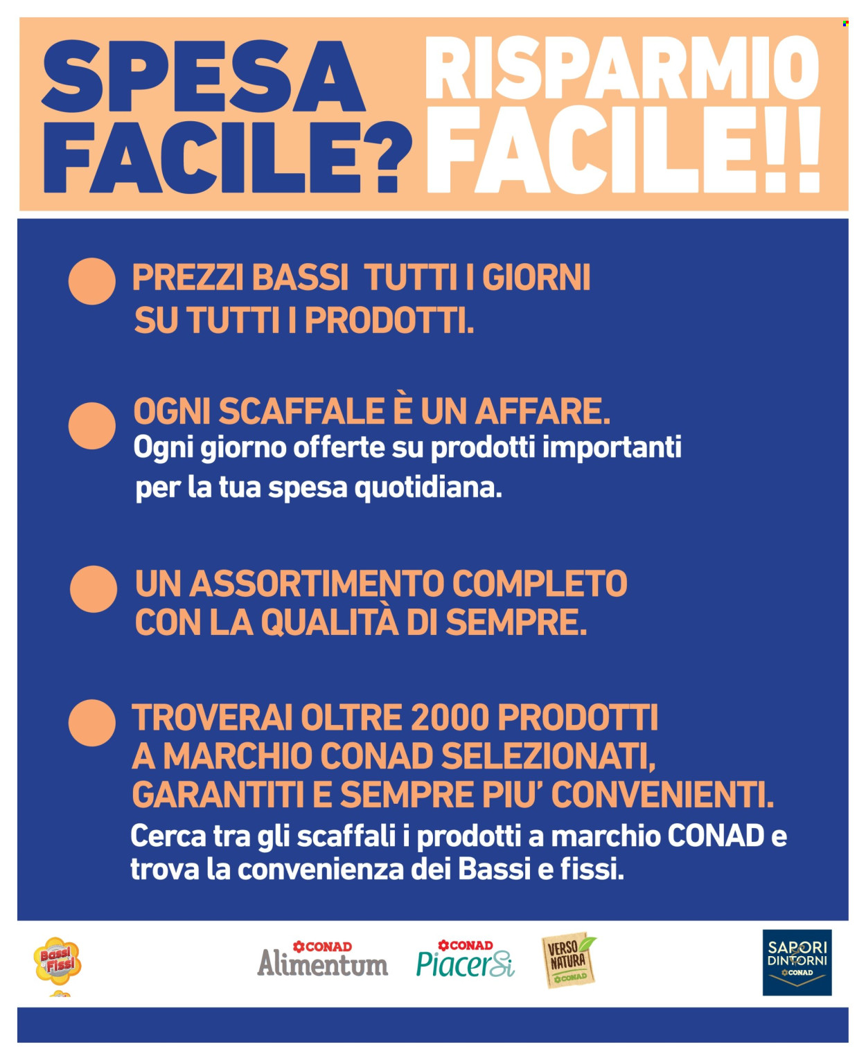Volantino Spesa Facile Conad - 1/2/2024 - 29/2/2024. Pagina 2