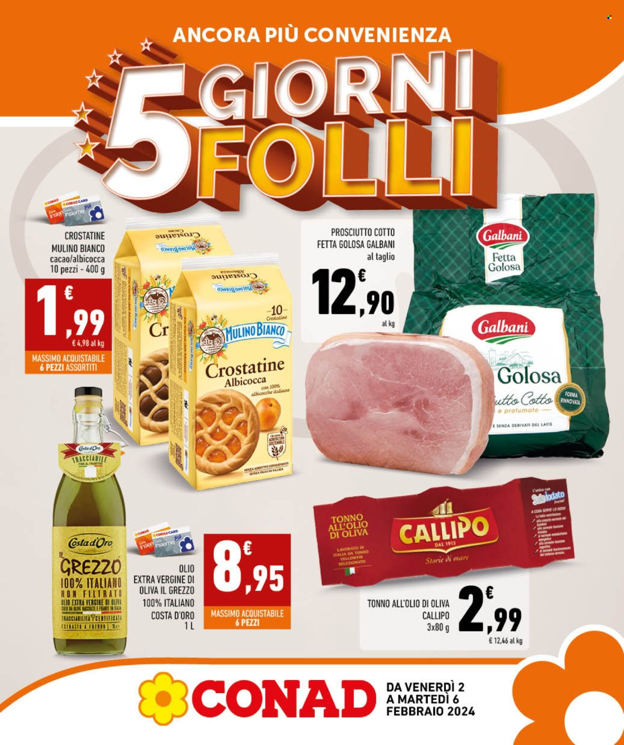Volantino Conad - 2/2/2024 - 6/2/2024. Pagina 1