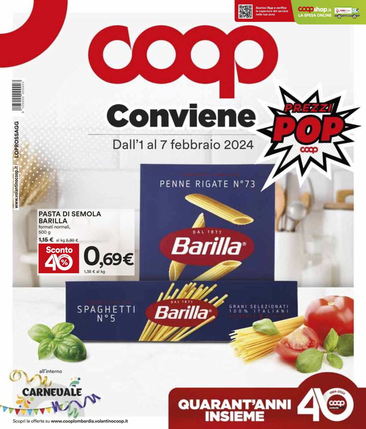 Leták Coop - 1.2.2024 - 7.2.2024. Strana 1