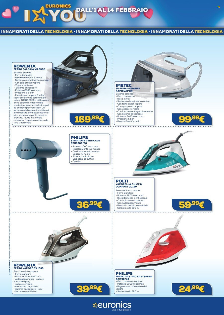 Volantino Euronics - 1/2/2024 - 14/2/2024. Pagina 18