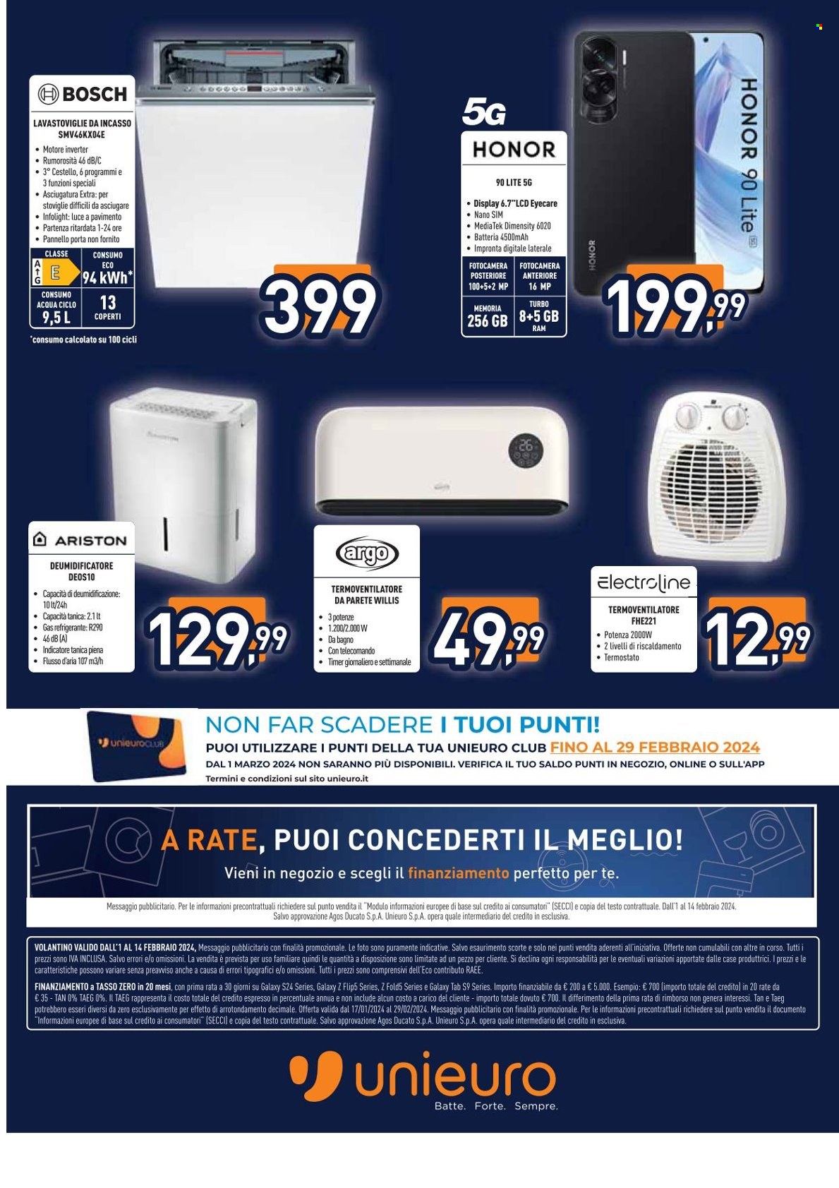 Volantino Unieuro - 1/2/2024 - 14/2/2024. Pagina 24