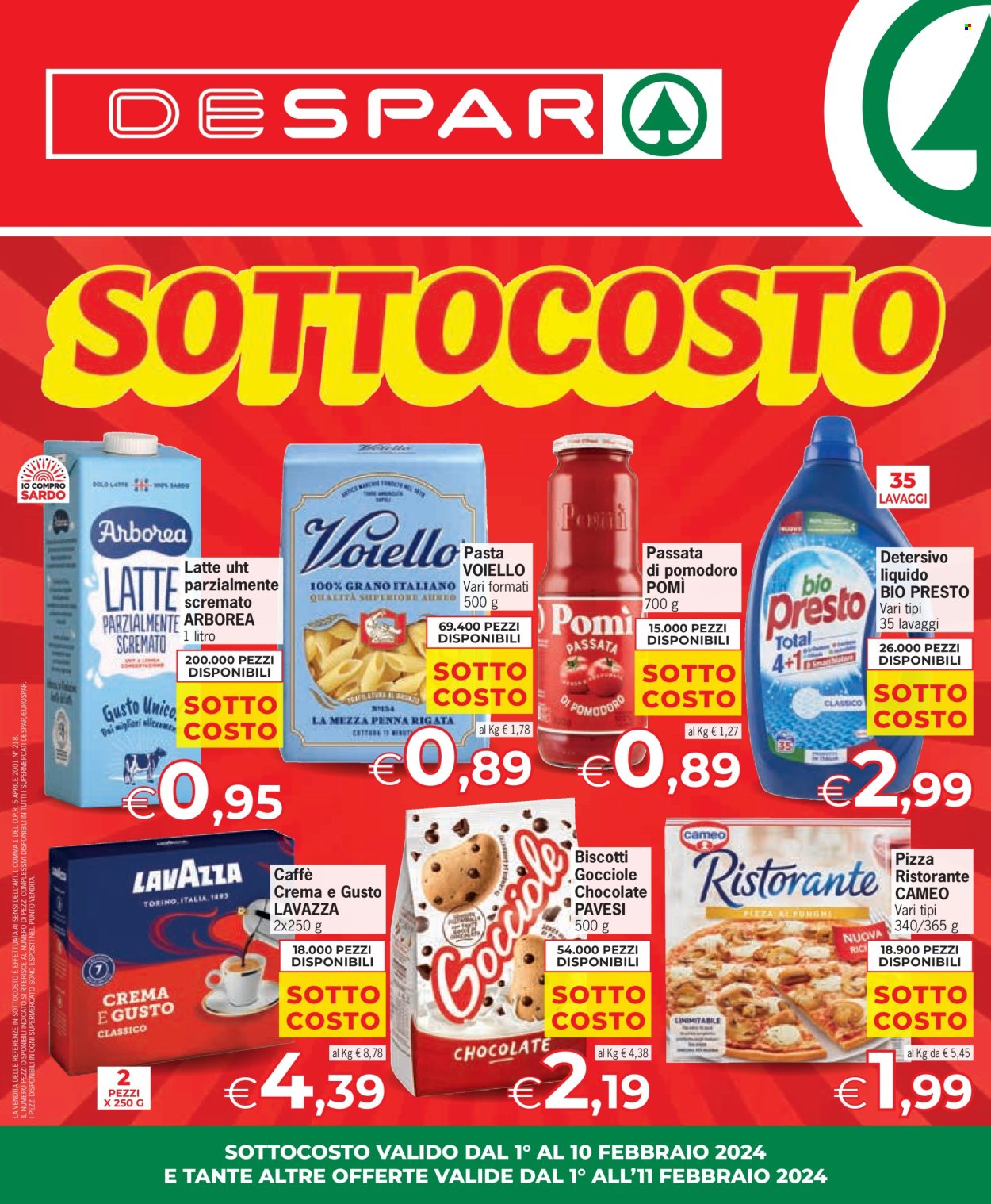 Volantino Despar - 1/2/2024 - 11/2/2024. Pagina 1