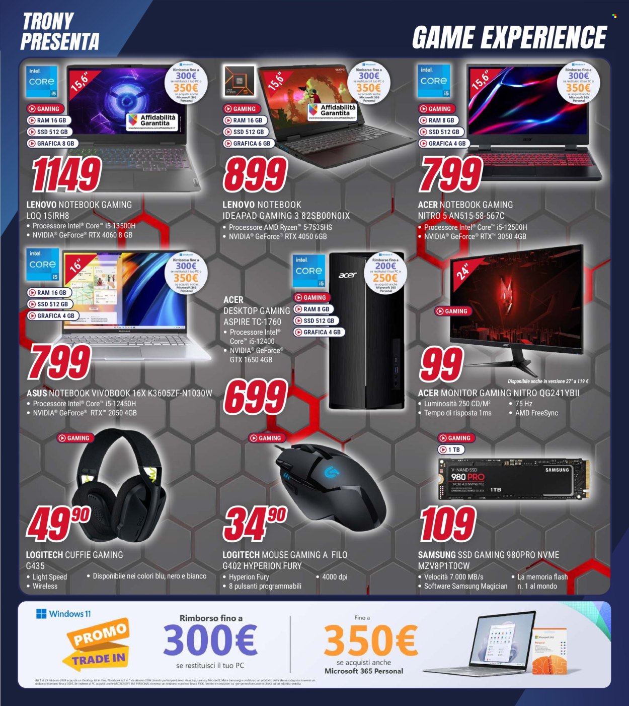 Volantino Trony - 1/2/2024 - 23/2/2024. Pagina 17