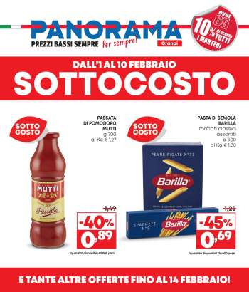 Volantino Panorama - 1/2/2024 - 14/2/2024.