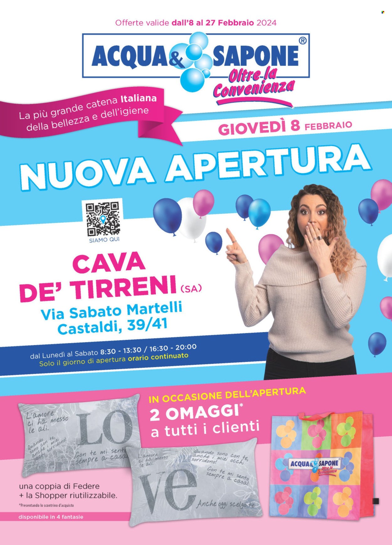 Volantino Acqua & Sapone - 8/2/2024 - 27/2/2024. Pagina 1