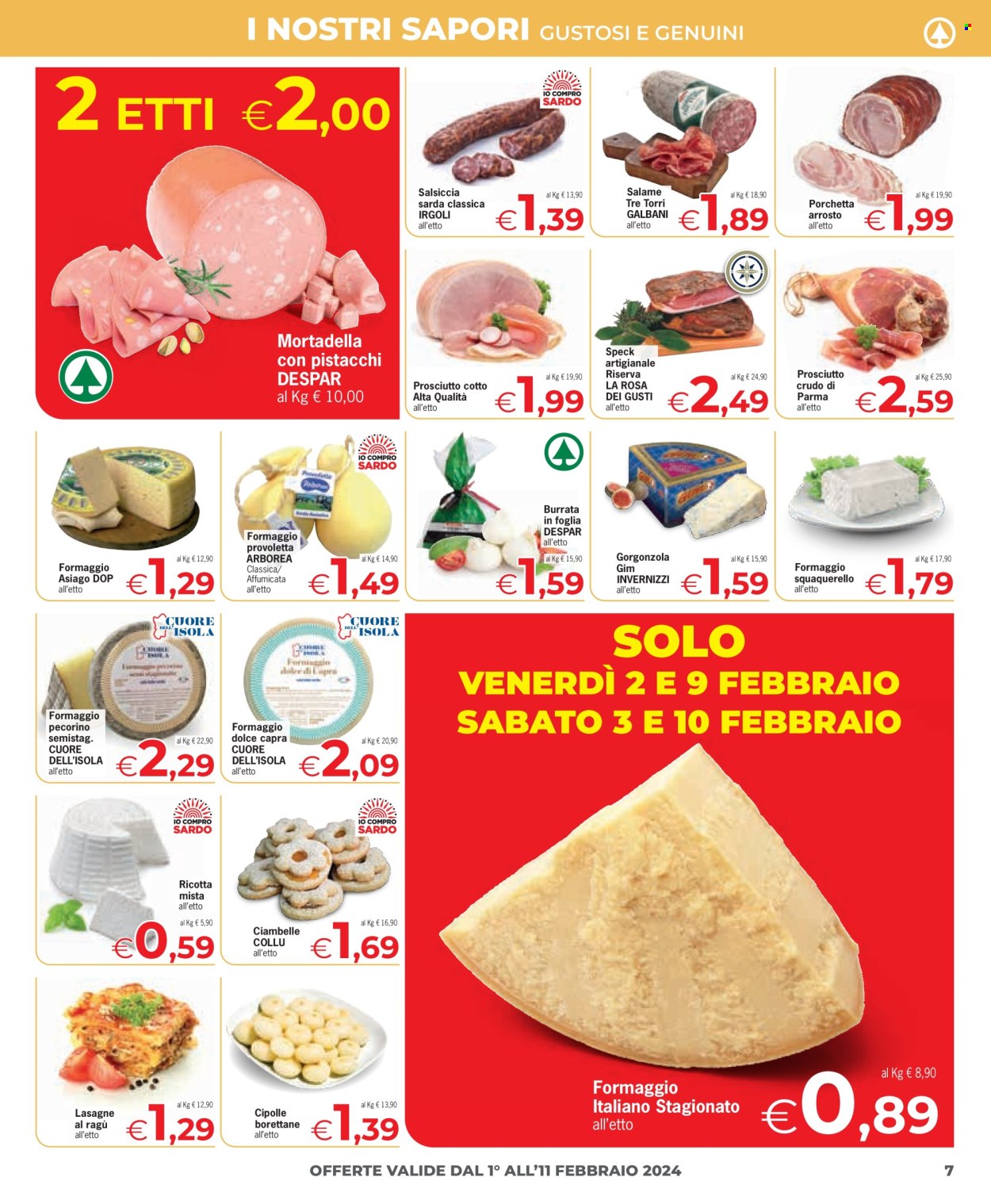 Volantino Eurospar - 1/2/2024 - 11/2/2024. Pagina 7