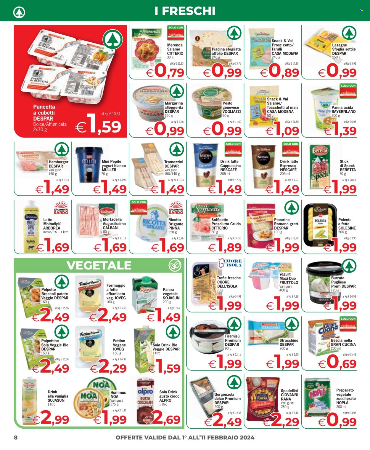 Volantino Eurospar - 1/2/2024 - 11/2/2024. Pagina 8