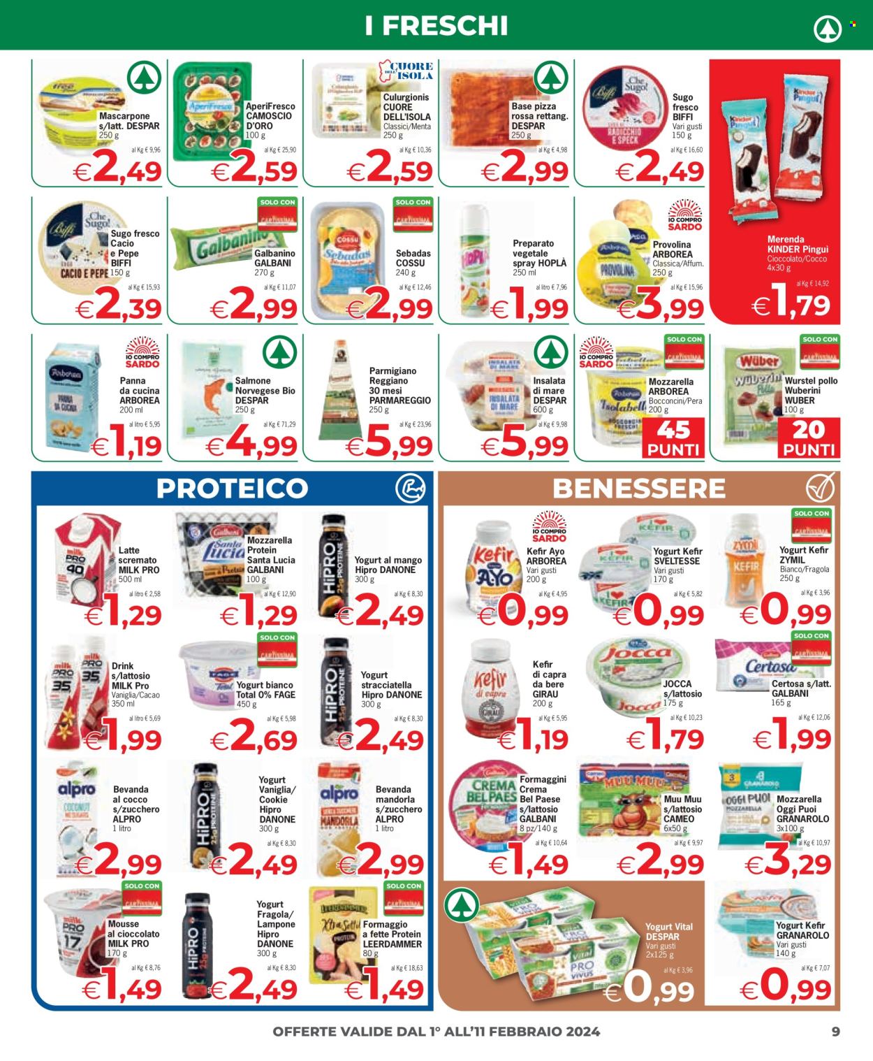 Volantino Eurospar - 1/2/2024 - 11/2/2024. Pagina 9