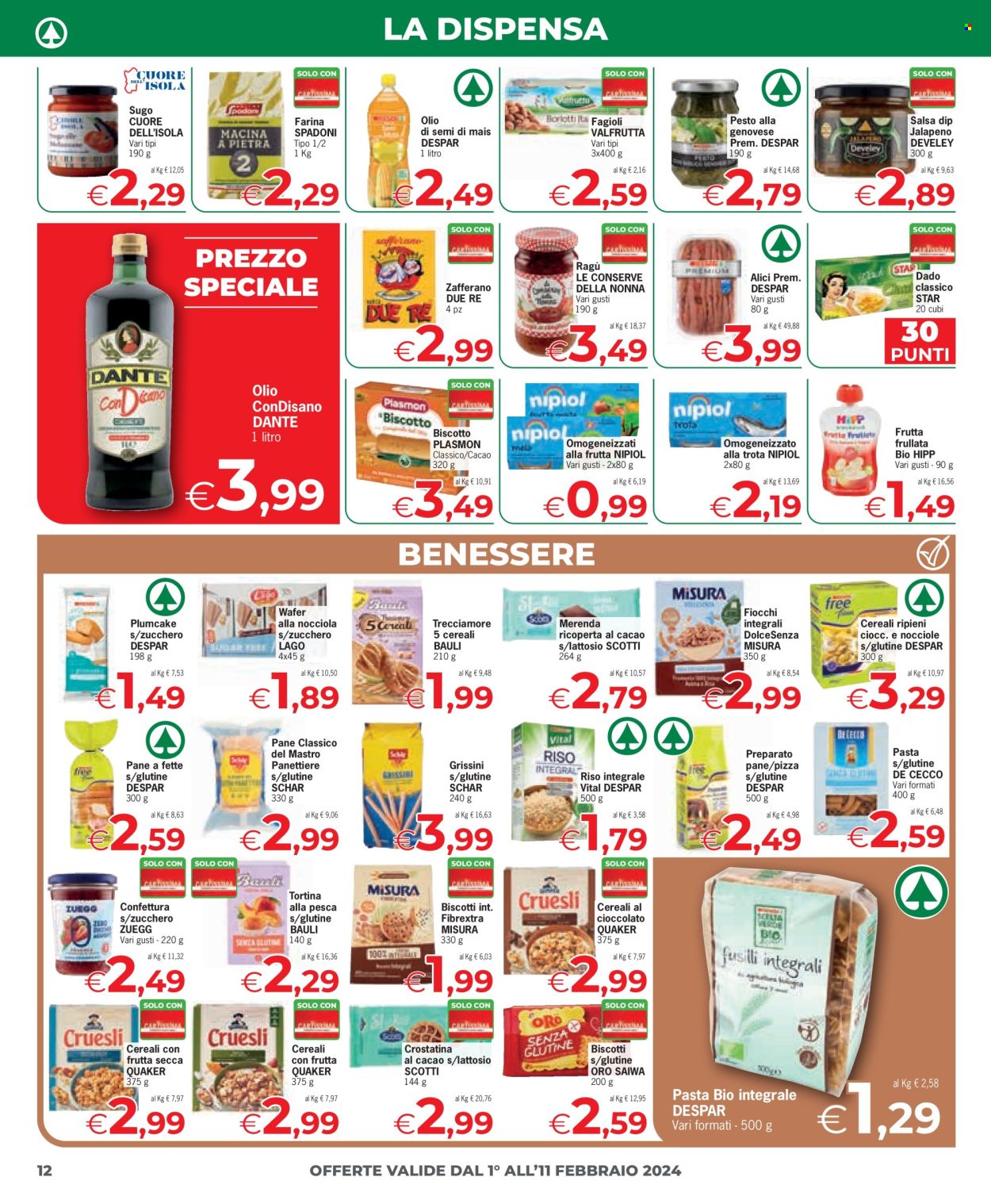 Volantino Eurospar - 1/2/2024 - 11/2/2024. Pagina 12