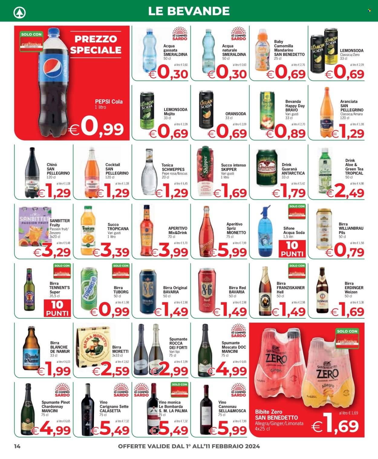 Volantino Eurospar - 1/2/2024 - 11/2/2024. Pagina 14