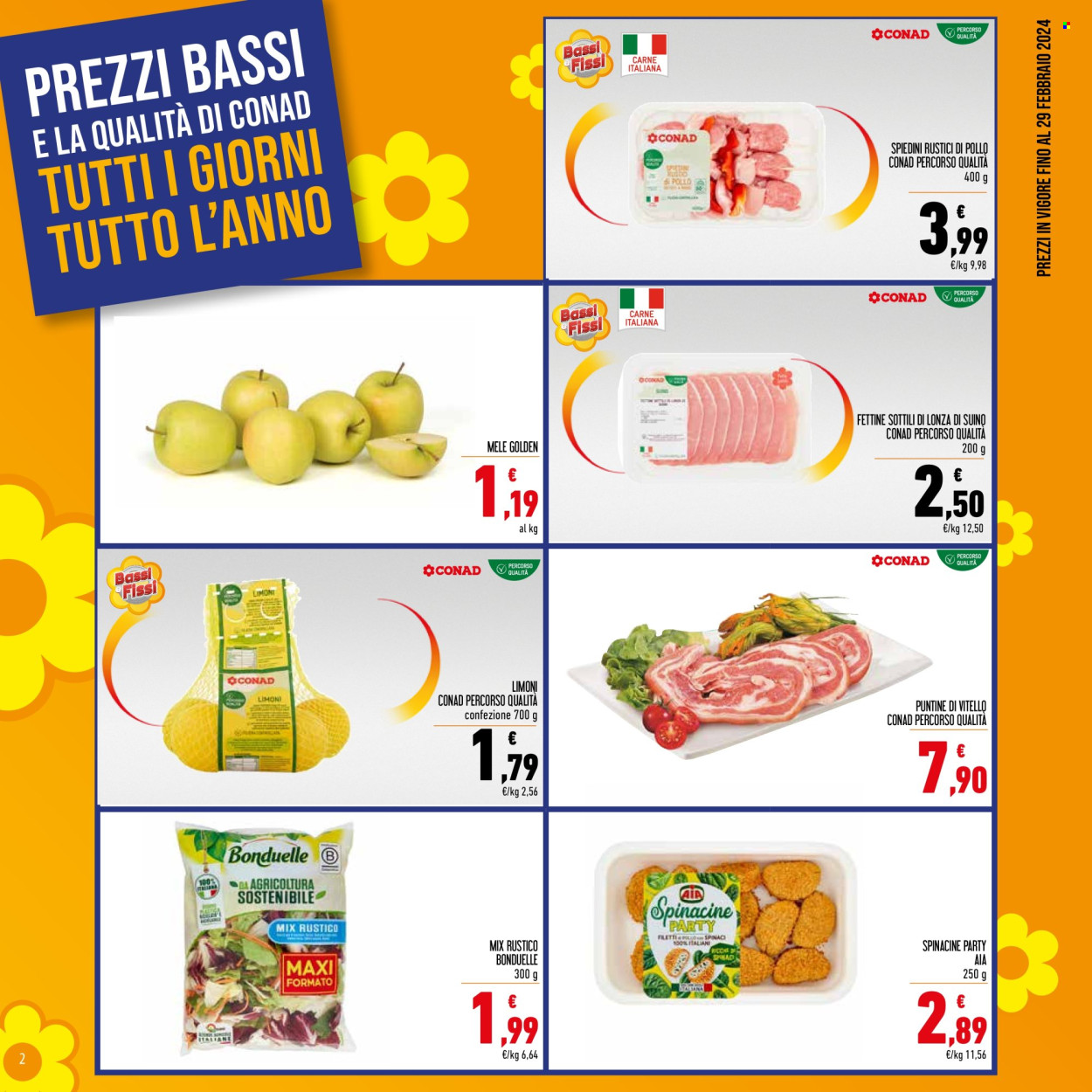 Volantino Spesa Facile Conad - 1/2/2024 - 29/2/2024. Pagina 2