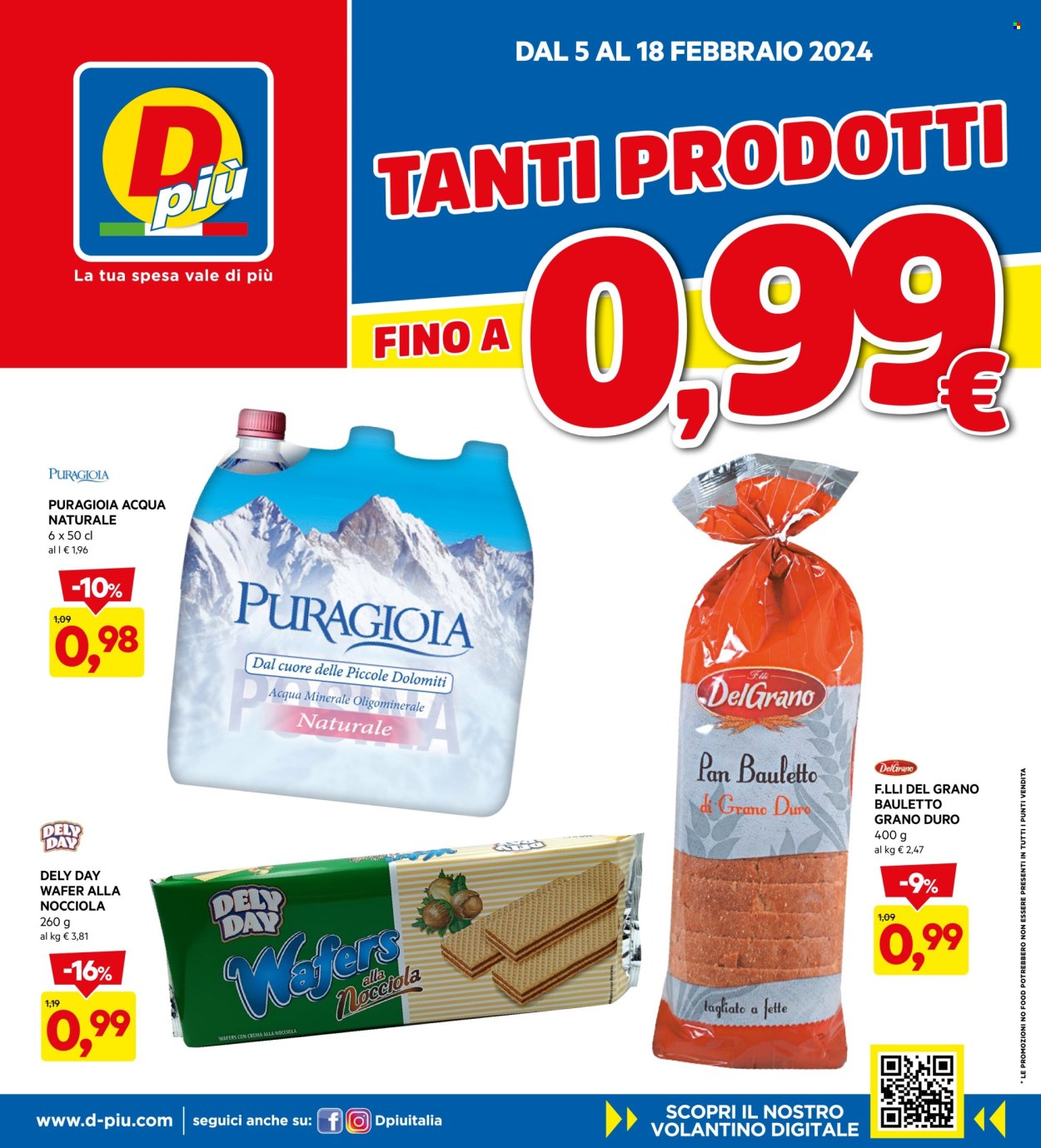 Volantino Dpiù - 5/2/2024 - 18/2/2024. Pagina 1