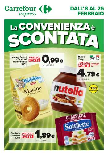 Volantino Carrefour - 8/2/2024 - 25/2/2024.