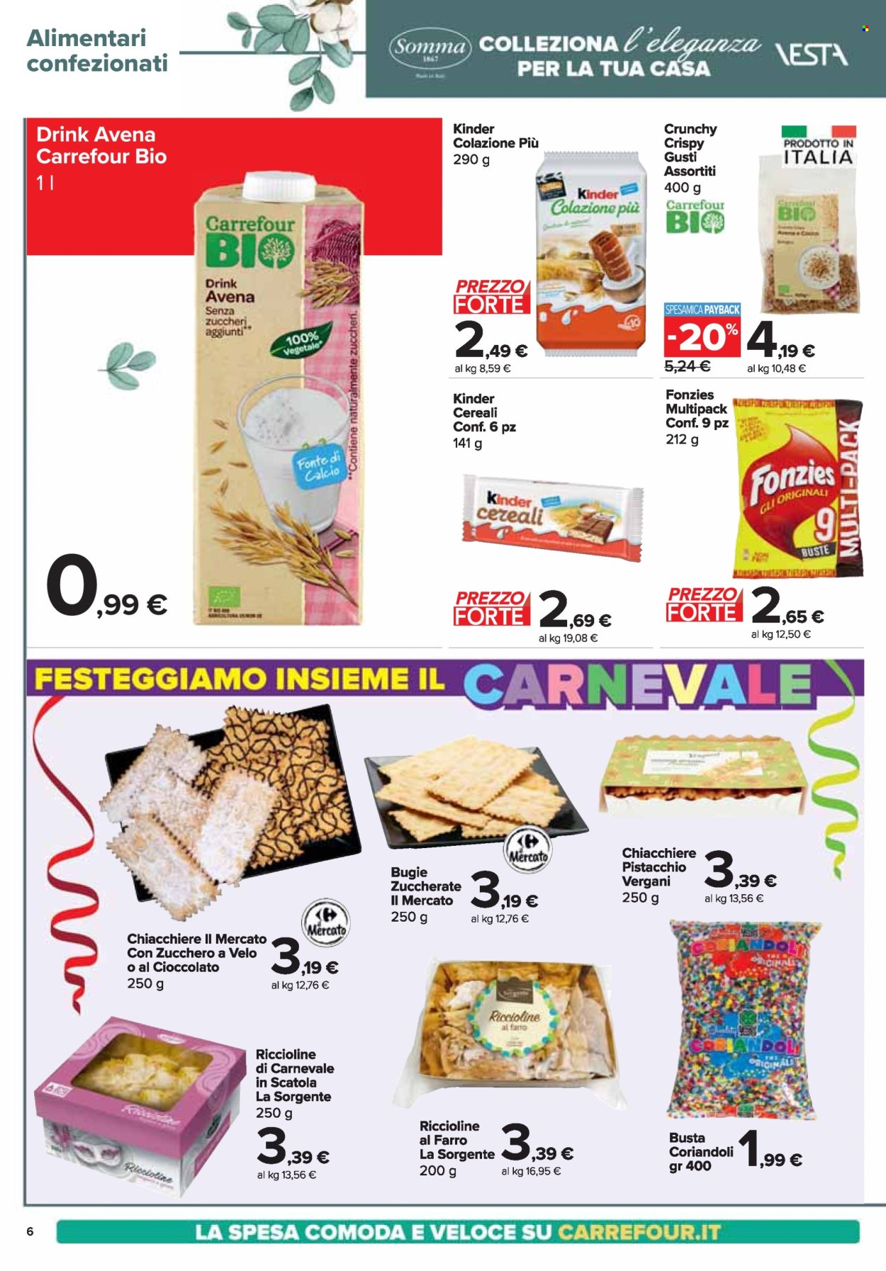 Volantino Carrefour - 8/2/2024 - 25/2/2024. Pagina 6