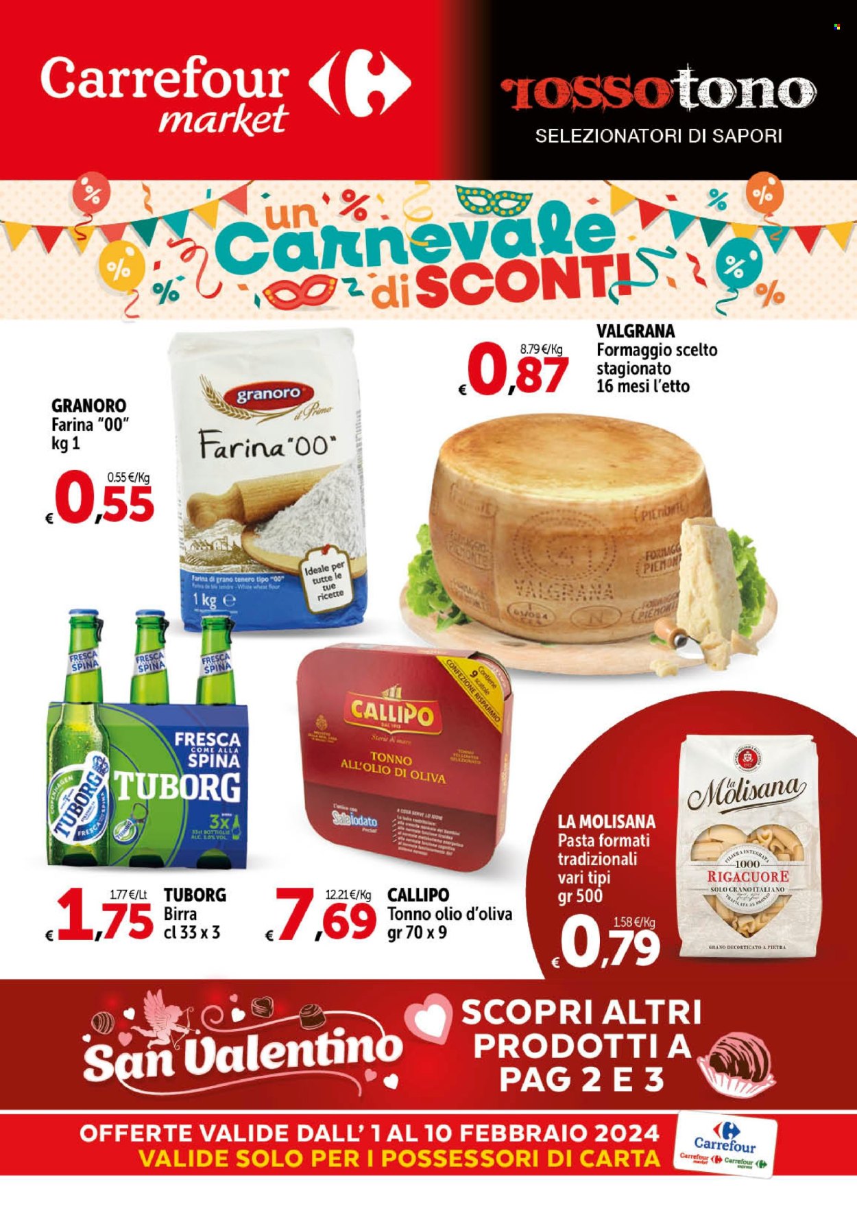 Leták Carrefour - 1.2.2024 - 10.2.2024. Strana 1