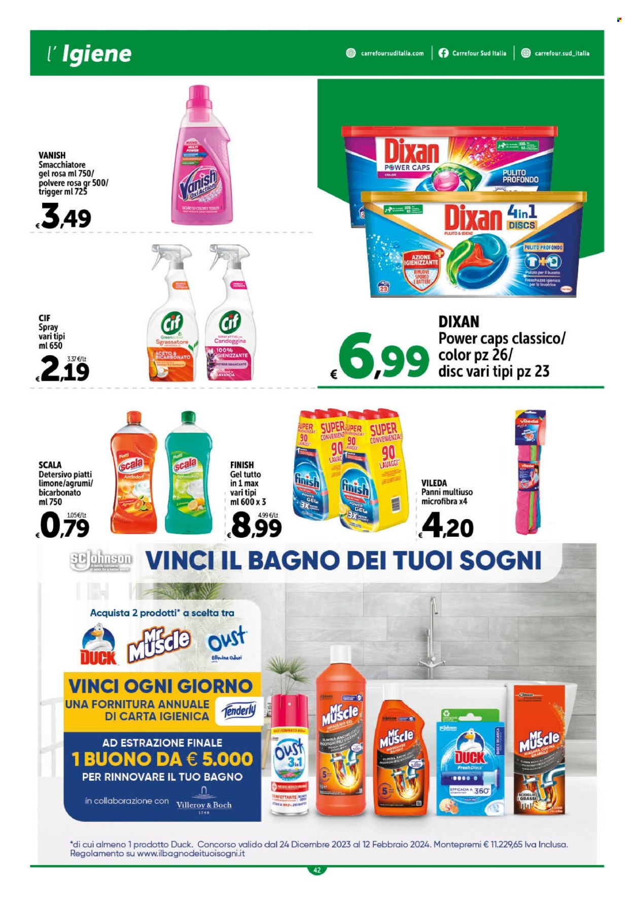 Volantino Carrefour - 1/2/2024 - 14/2/2024. Pagina 42