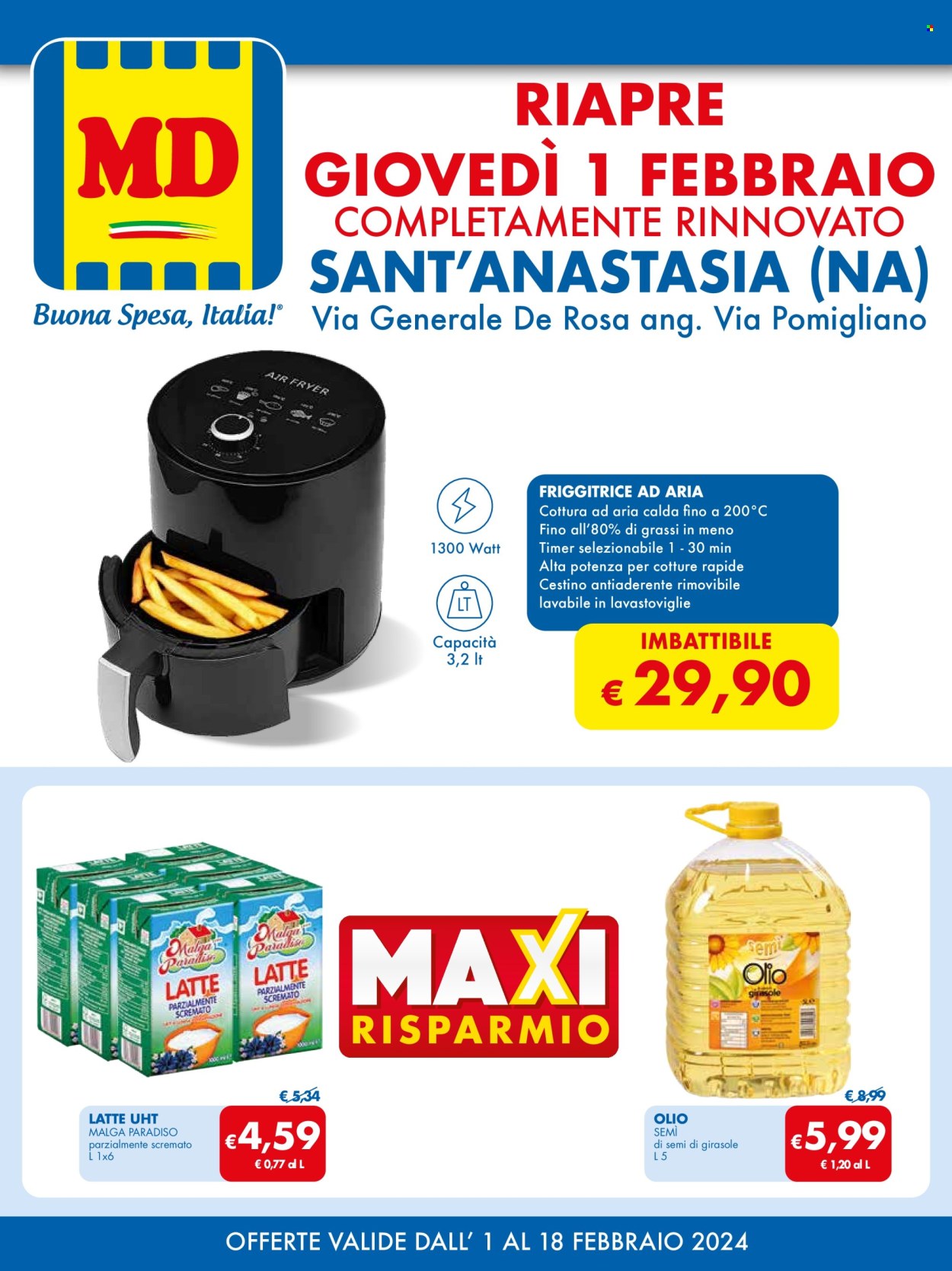 Volantino MD Discount - 1/2/2024 - 18/2/2024. Pagina 1