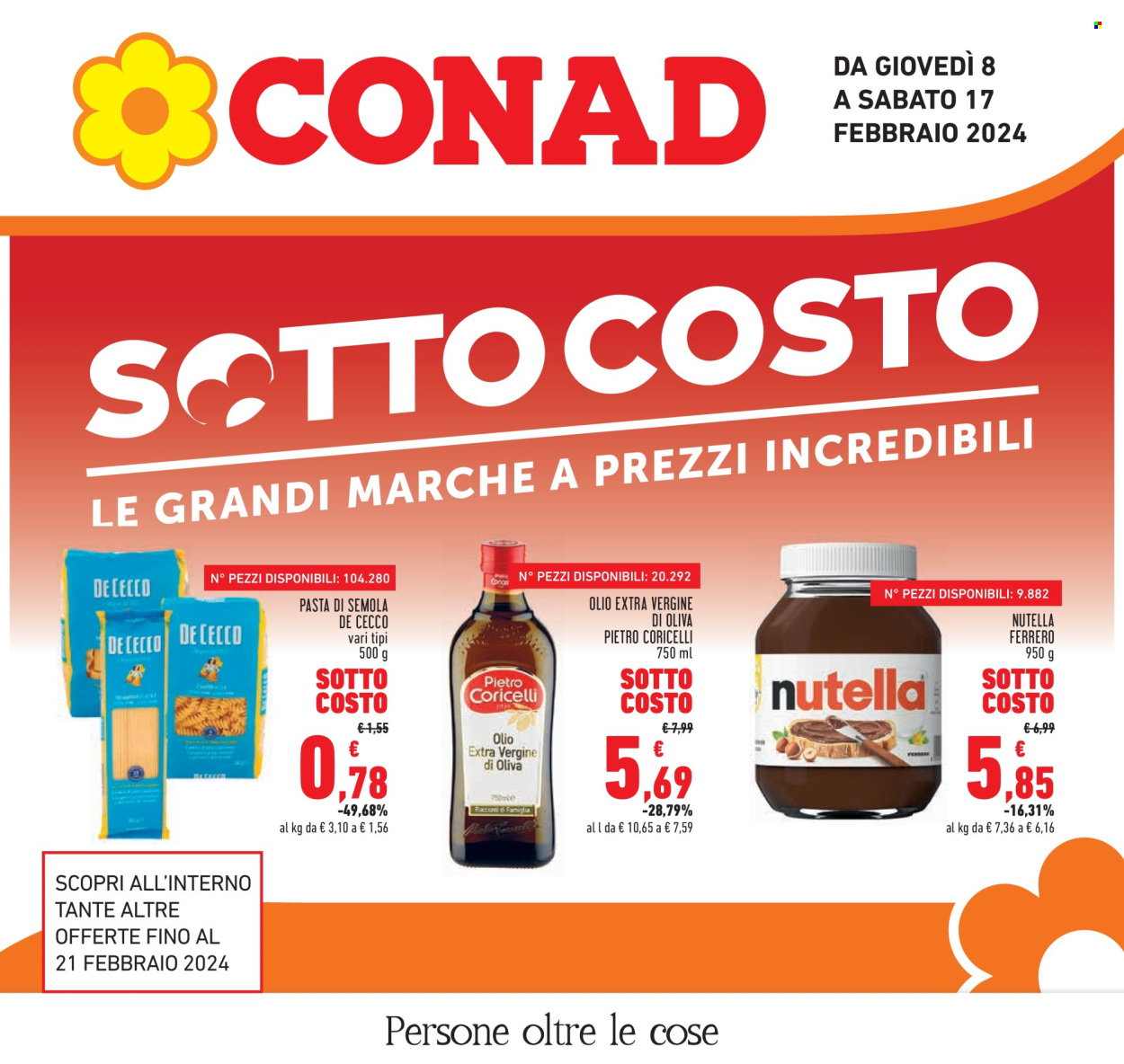Volantino Conad - 8/2/2024 - 17/2/2024. Pagina 1