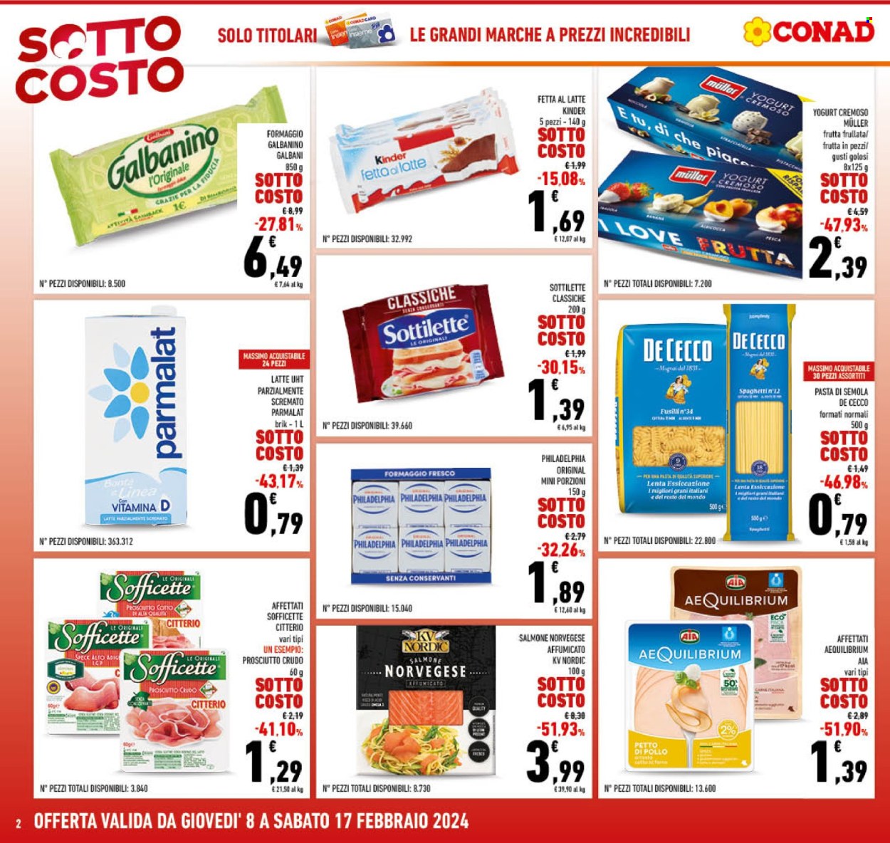 Leták Conad - 8.2.2024 - 17.2.2024. Strana 2