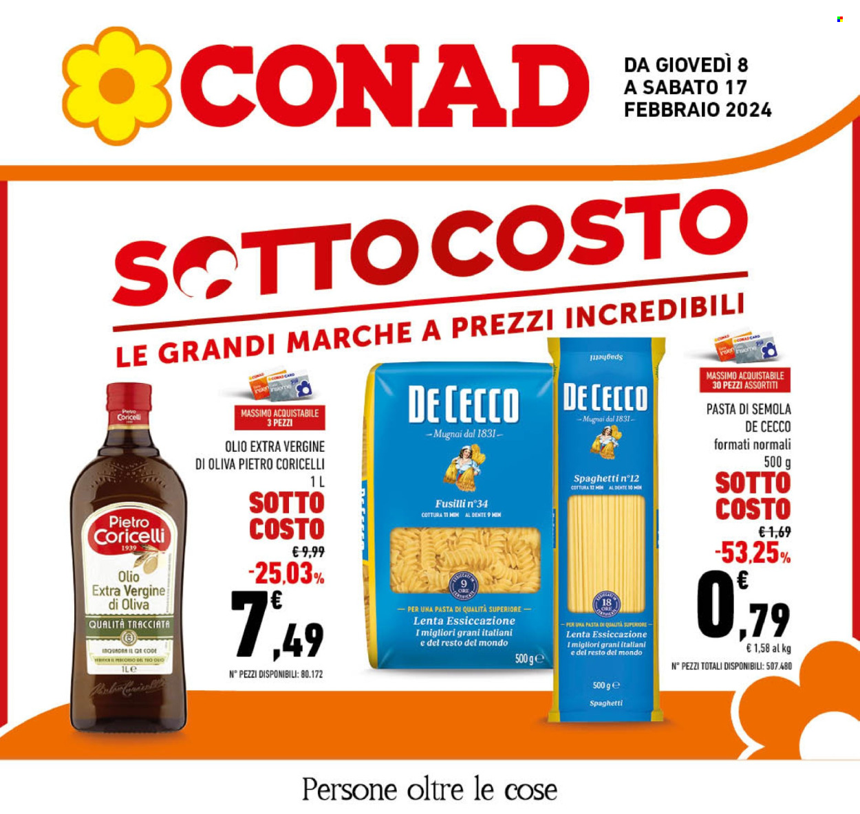Leták Conad - 8.2.2024 - 17.2.2024. Strana 1