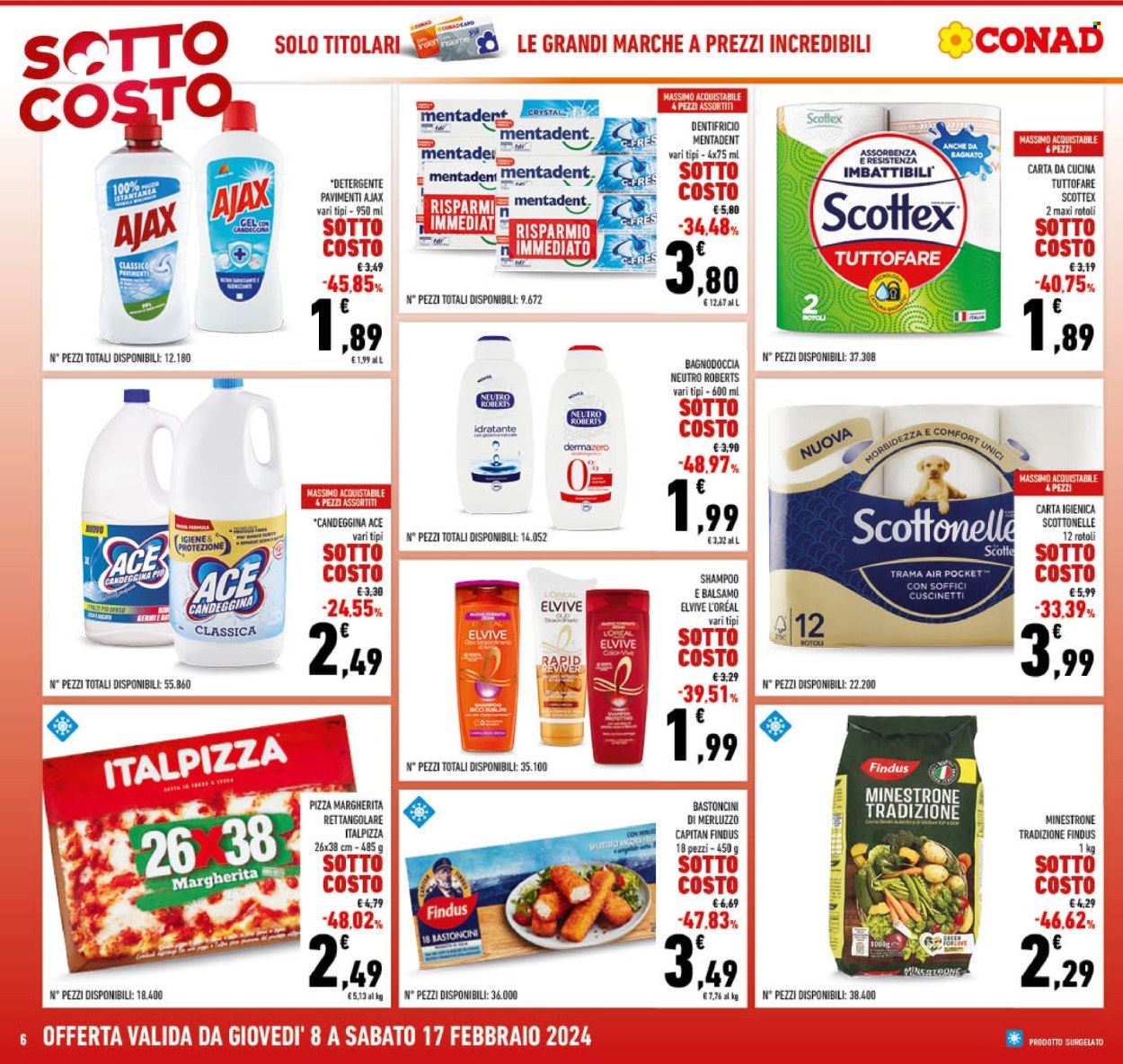 Volantino Conad - 8/2/2024 - 17/2/2024. Pagina 6
