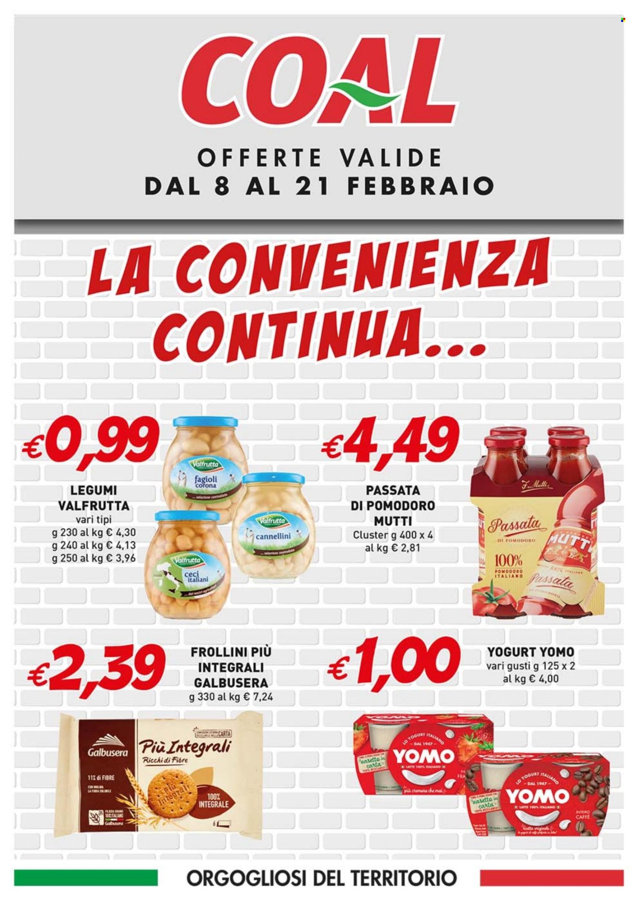 Volantino COAL - 8/2/2024 - 21/2/2024. Pagina 1