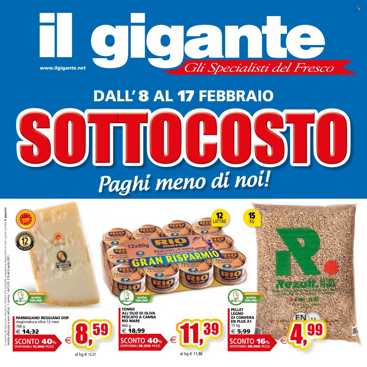 Volantino Il Gigante - 8/2/2024 - 17/2/2024. Pagina 1