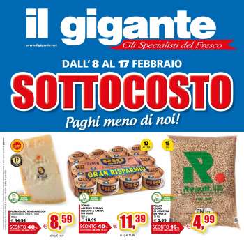 Volantino Il Gigante - 8/2/2024 - 17/2/2024.