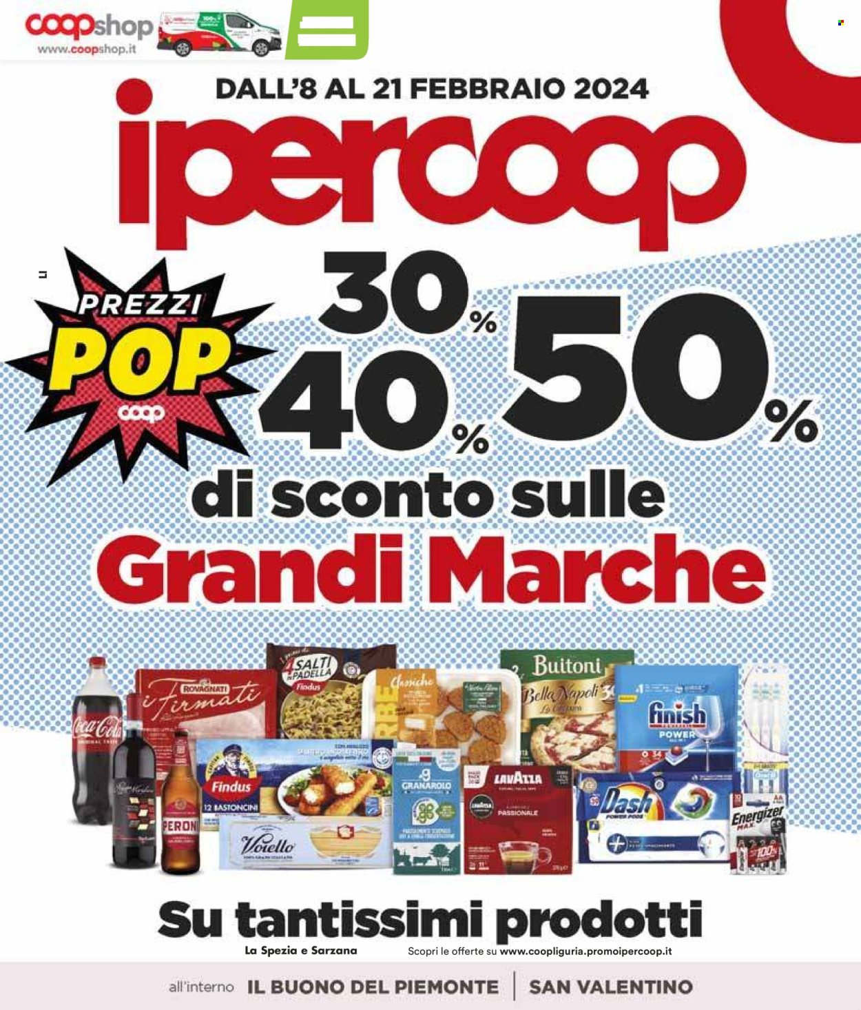 Volantino Coop - 8/2/2024 - 21/2/2024. Pagina 1