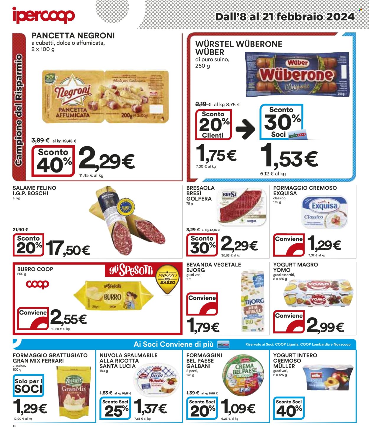 Volantino Coop - 8/2/2024 - 21/2/2024. Pagina 18
