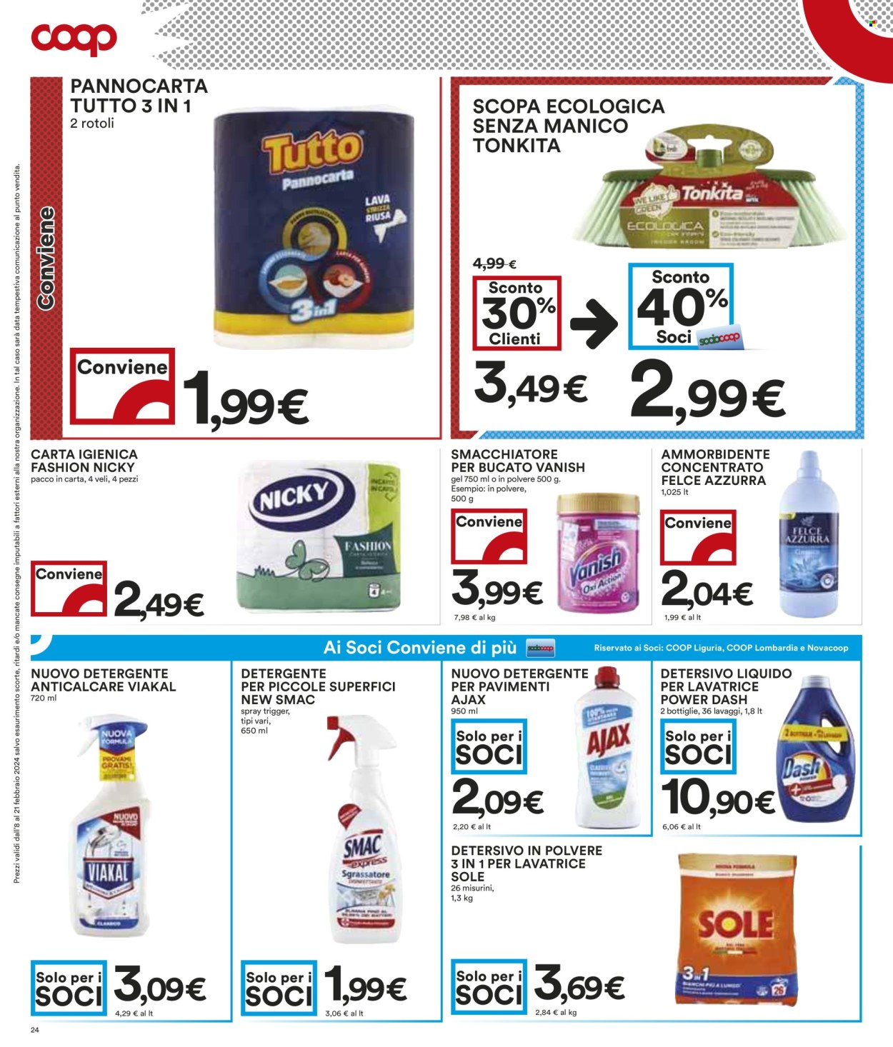 Leták Coop - 8.2.2024 - 21.2.2024. Strana 24