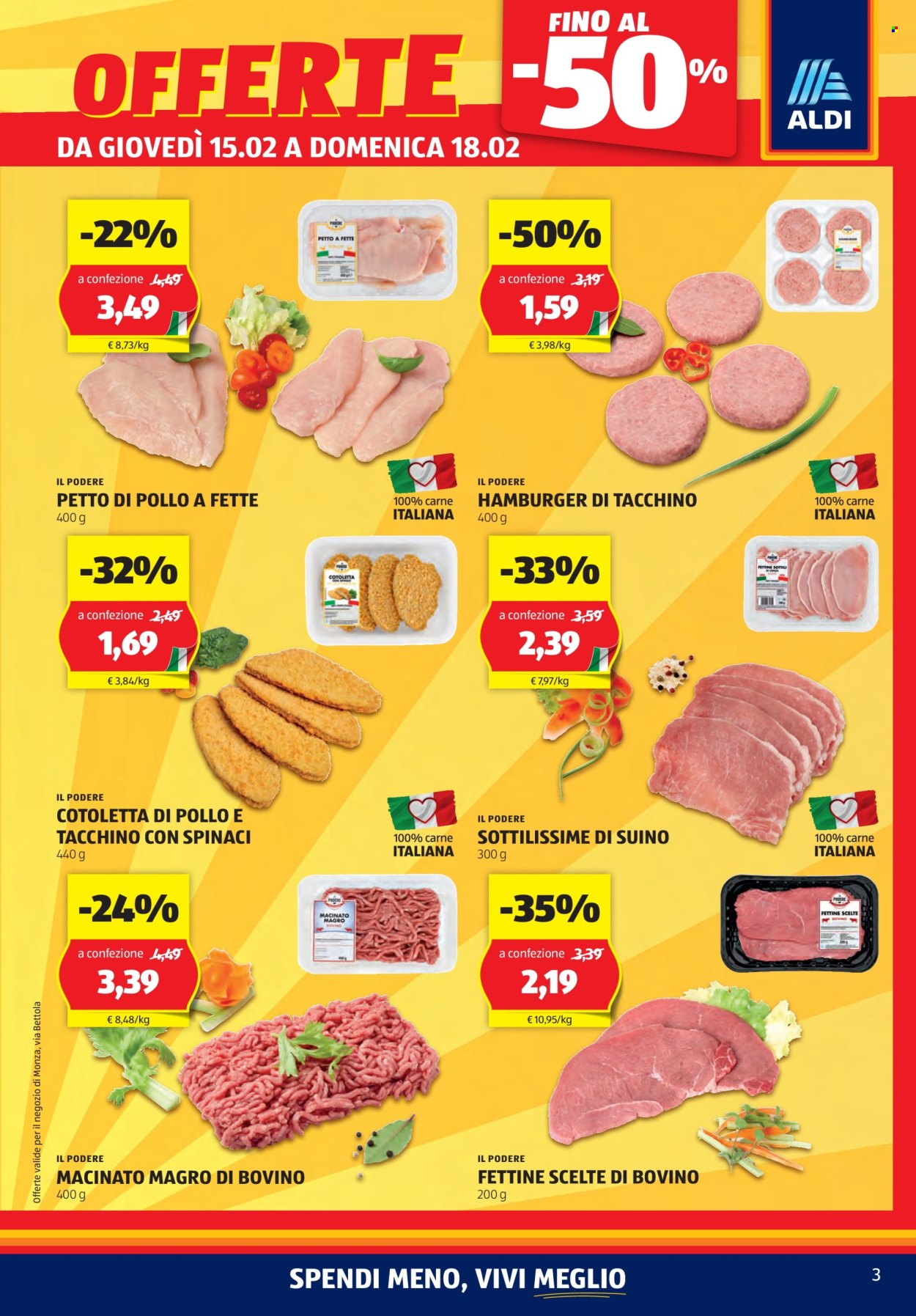 Volantino Aldi - 15/2/2024 - 24/2/2024. Pagina 3