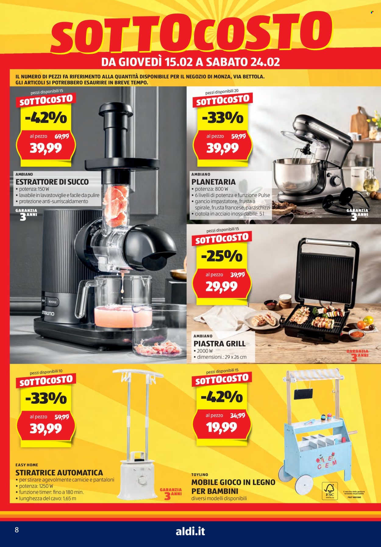 Volantino Aldi - 15/2/2024 - 24/2/2024. Pagina 8