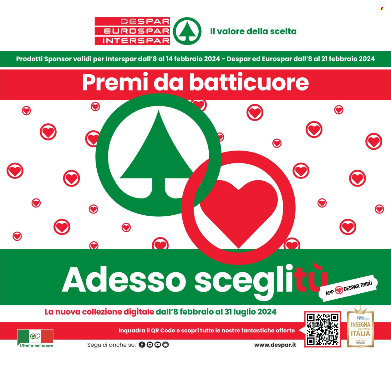 Volantino Despar - 8/2/2024 - 21/2/2024. Pagina 1