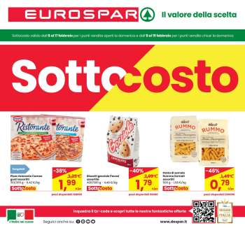 Volantino Eurospar - 8/2/2024 - 21/2/2024.