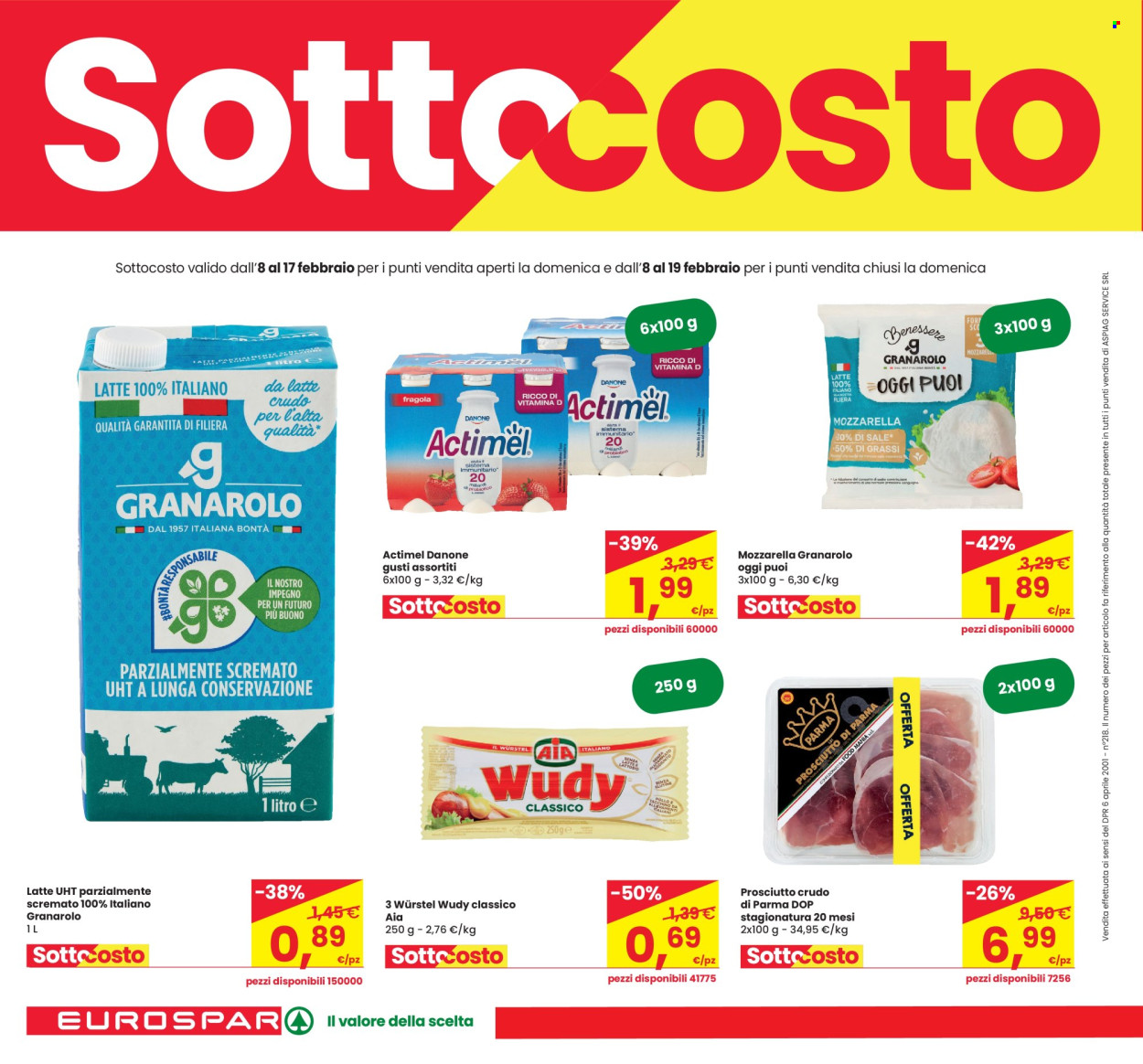Volantino Eurospar - 8/2/2024 - 21/2/2024. Pagina 2