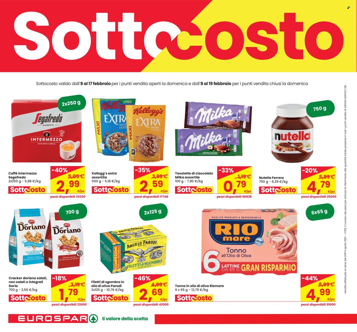 Volantino Eurospar - 8/2/2024 - 21/2/2024. Pagina 4