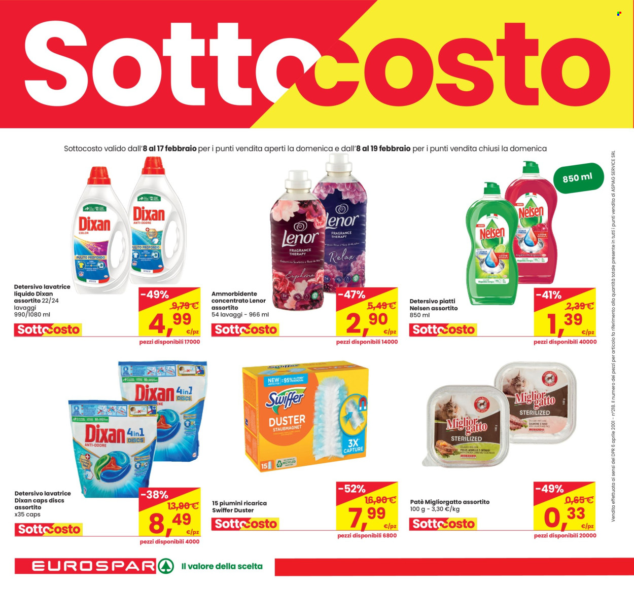 Volantino Eurospar - 8/2/2024 - 21/2/2024. Pagina 6