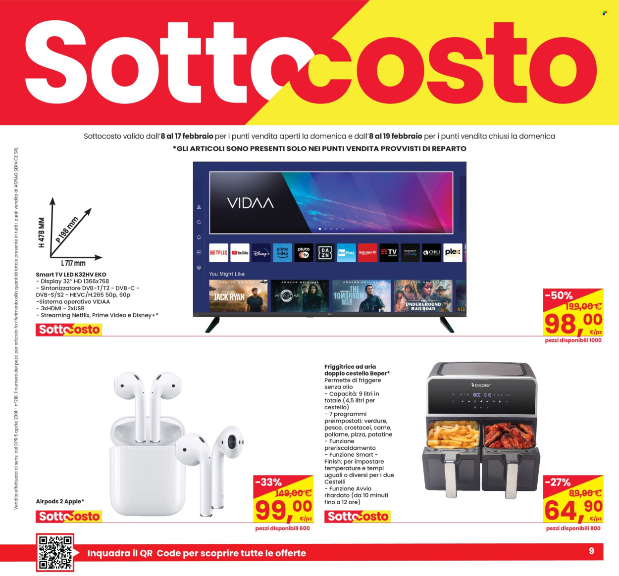 Volantino Eurospar - 8/2/2024 - 21/2/2024. Pagina 9