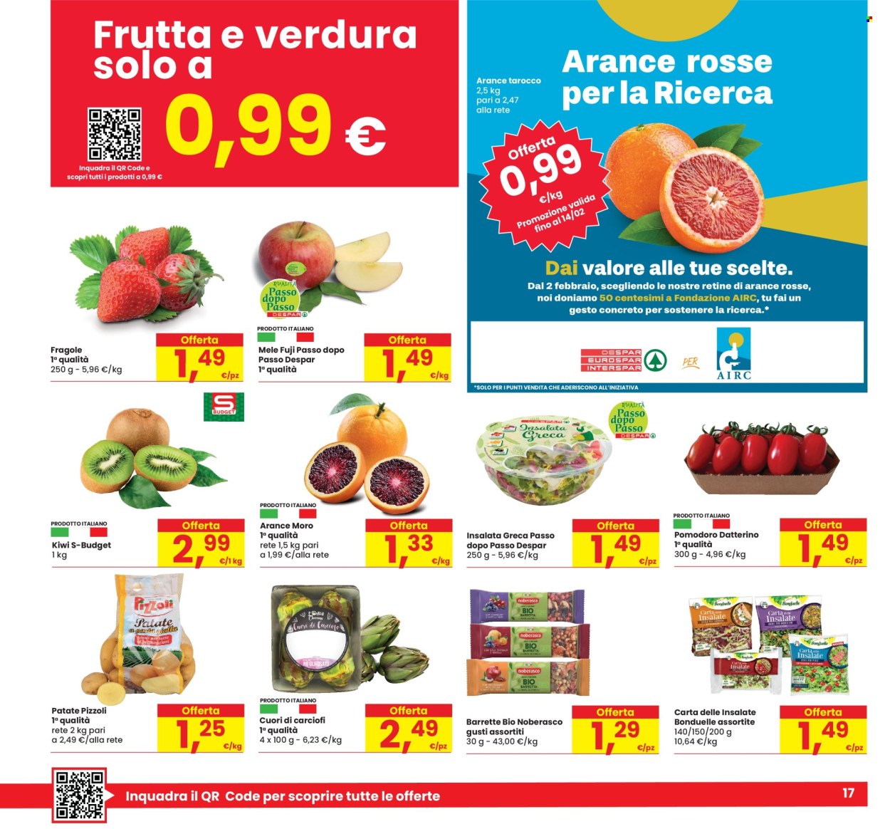 Volantino Eurospar - 8/2/2024 - 21/2/2024. Pagina 17