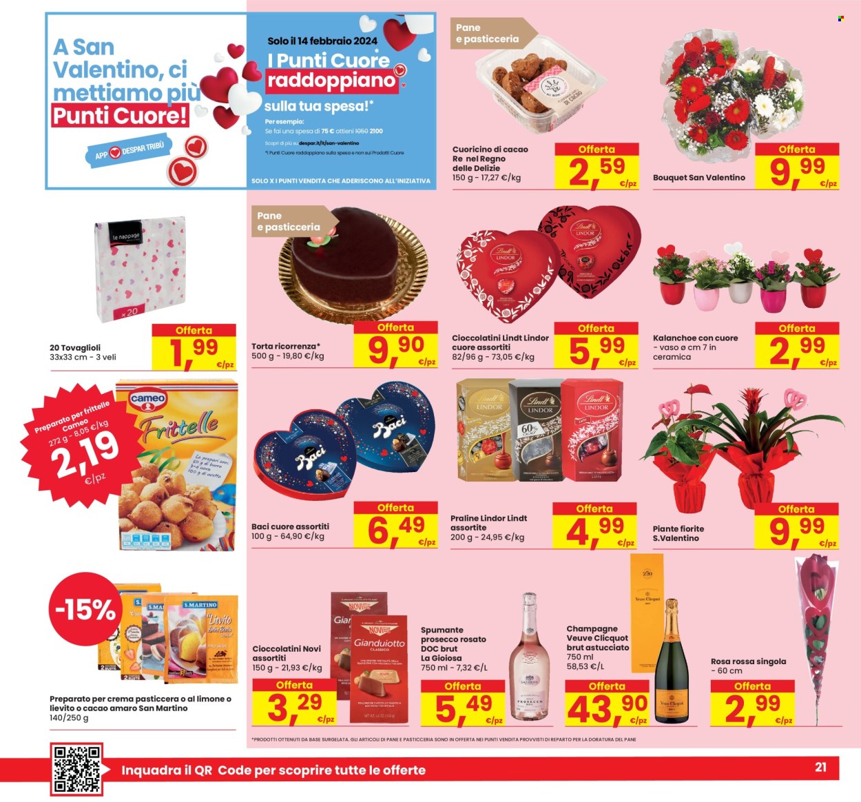 Volantino Eurospar - 8/2/2024 - 21/2/2024. Pagina 21
