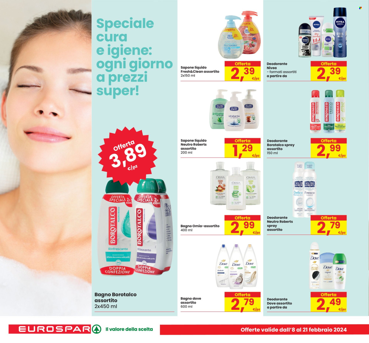Volantino Eurospar - 8/2/2024 - 21/2/2024. Pagina 24