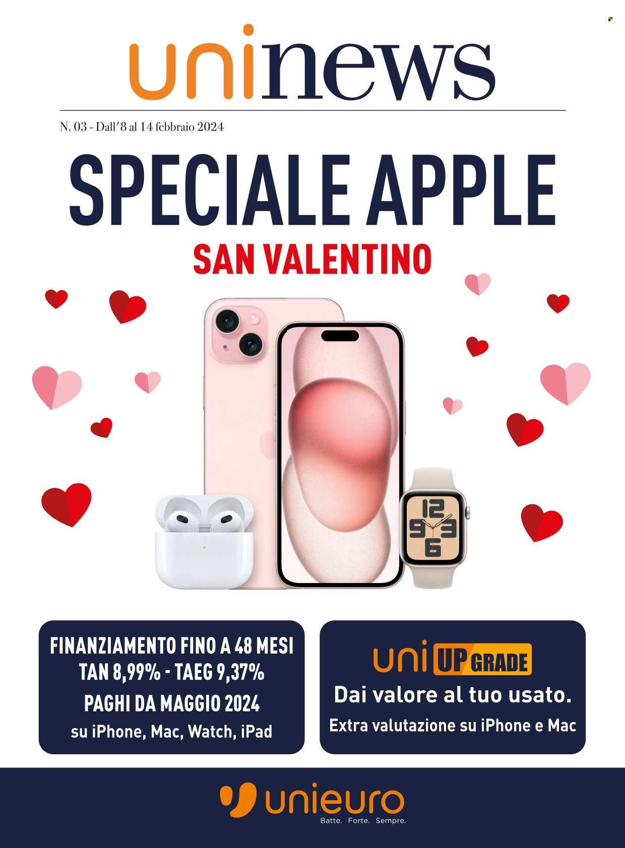 Volantino Unieuro - 8/2/2024 - 14/2/2024. Pagina 1