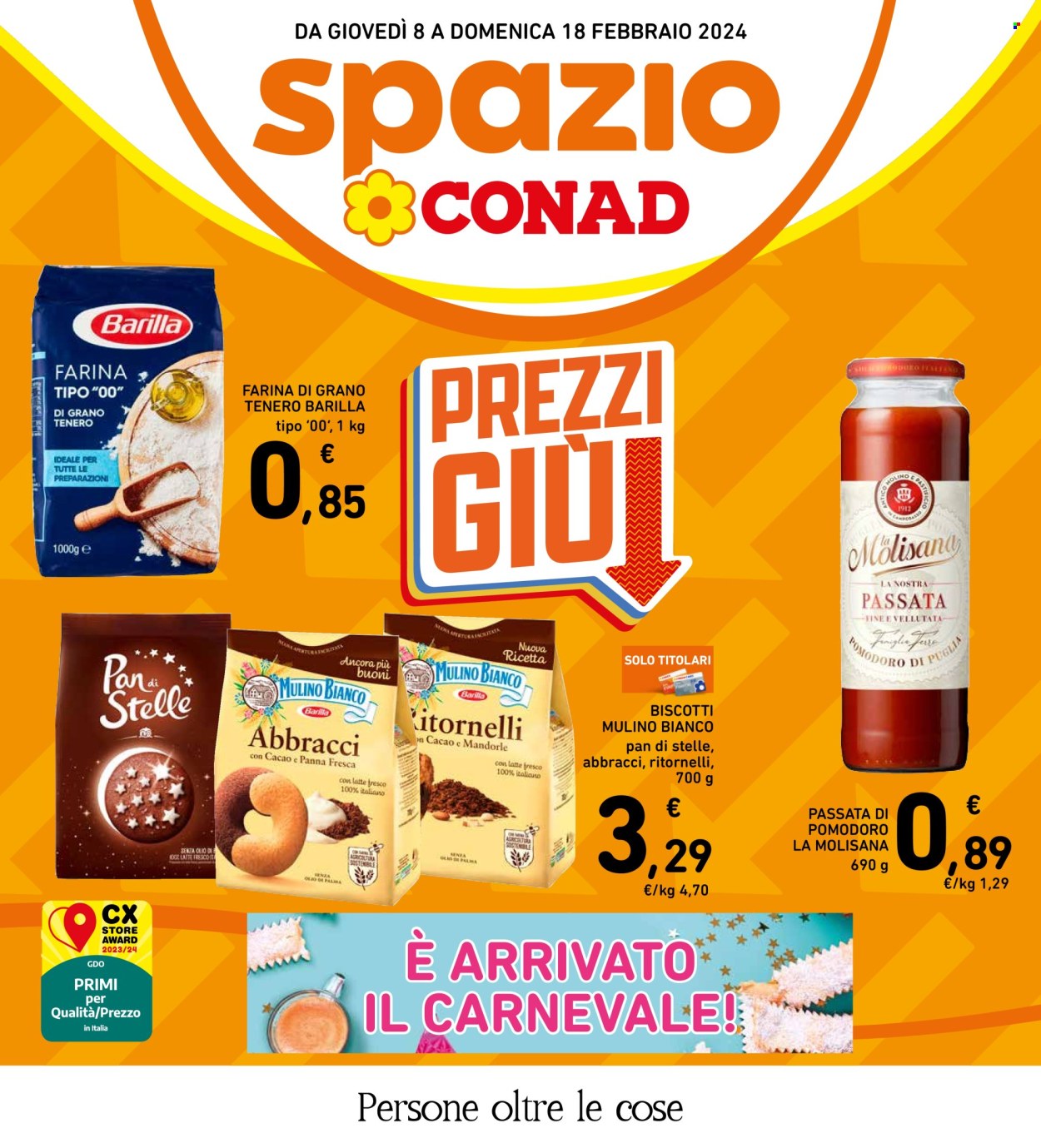Volantino Spazio Conad - 8/2/2024 - 18/2/2024. Pagina 1