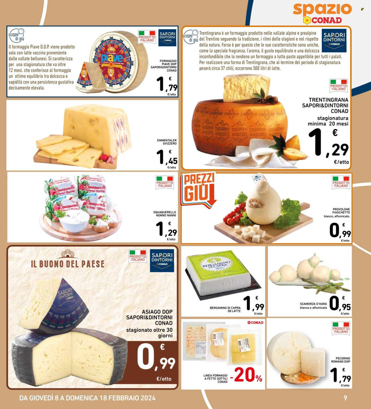 Volantino Spazio Conad - 8/2/2024 - 18/2/2024. Pagina 9