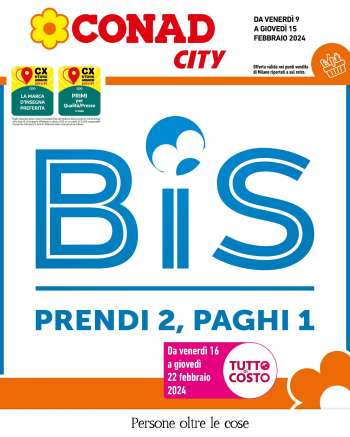 Volantino Conad City - 9/2/2024 - 15/2/2024.