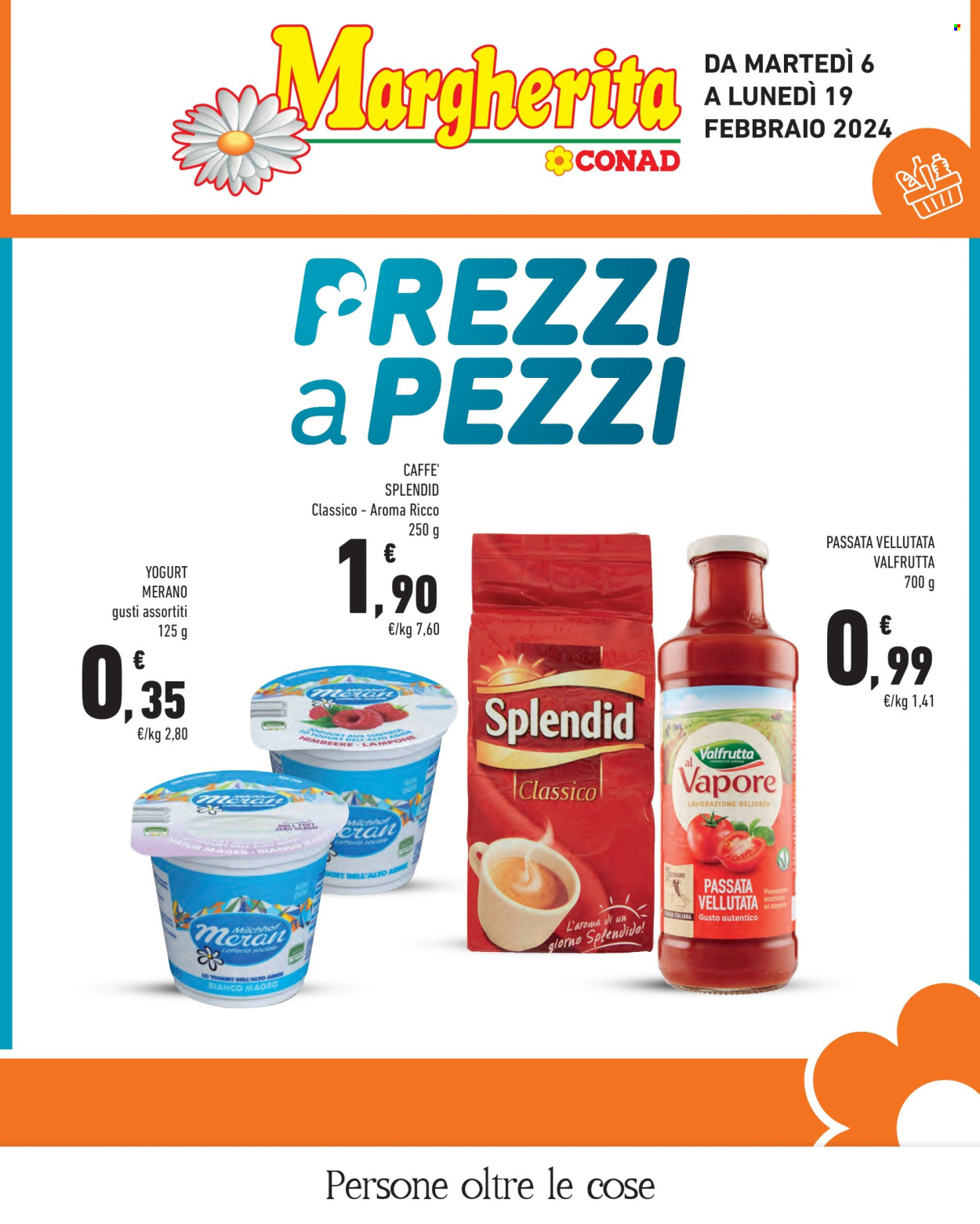 Volantino Margherita Conad - 6/2/2024 - 19/2/2024. Pagina 1