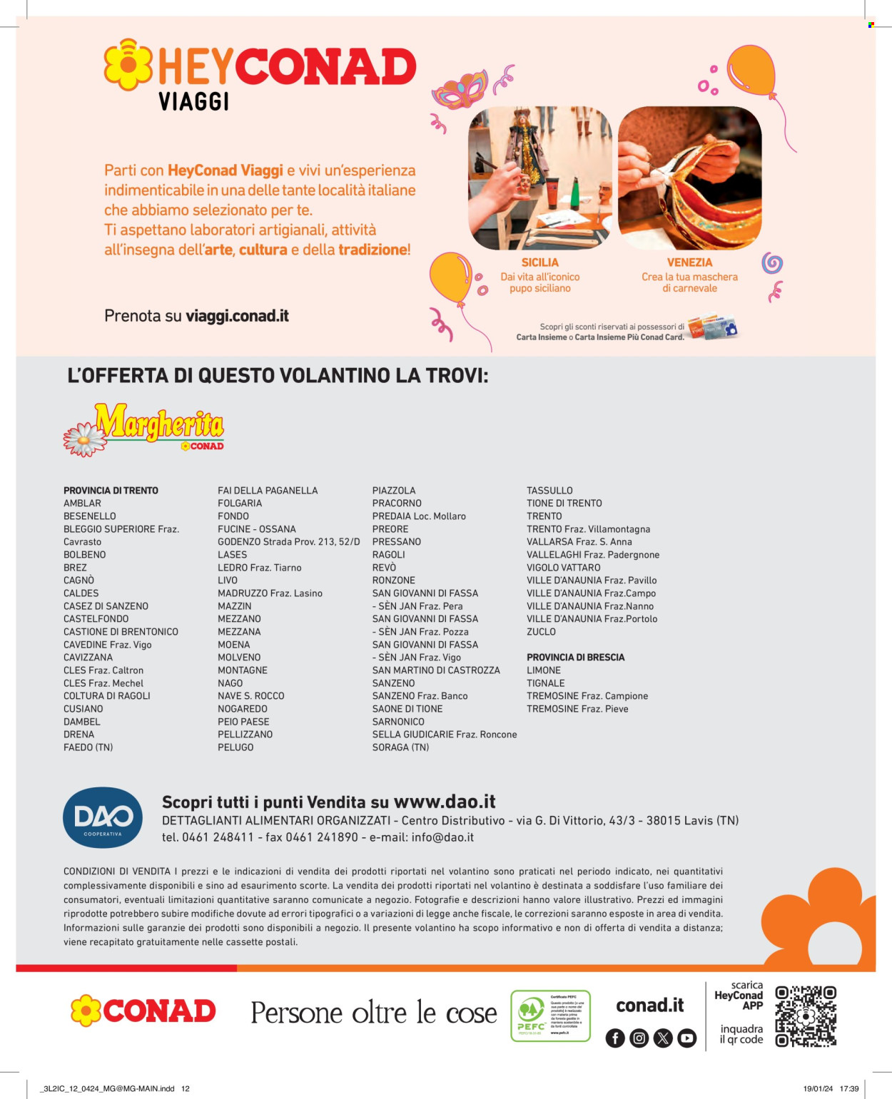 Volantino Margherita Conad - 6/2/2024 - 19/2/2024. Pagina 12
